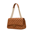 Bolsa Tiracolo Grande Off White com Alças Correntes | Comfort