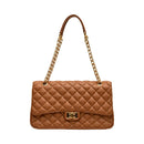Bolsa Tiracolo Grande Off White com Alças Correntes | Comfort