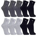 Kit 10 Pares Meias Lupo Cano Médio Alto Meia Masculina Algodão Original
