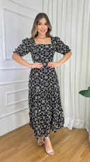 Vestido Estampado Alina