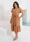 Vestido Midi-Evasê Gigi