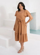 Vestido Midi-Evasê Gigi