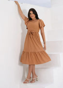 Vestido Midi-Evasê Gigi
