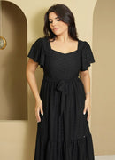 Vestido Midi-Evasê Gigi